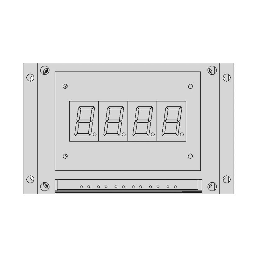 Nmea Buffer With 7 Segment Display - Downloadable CAD Representation