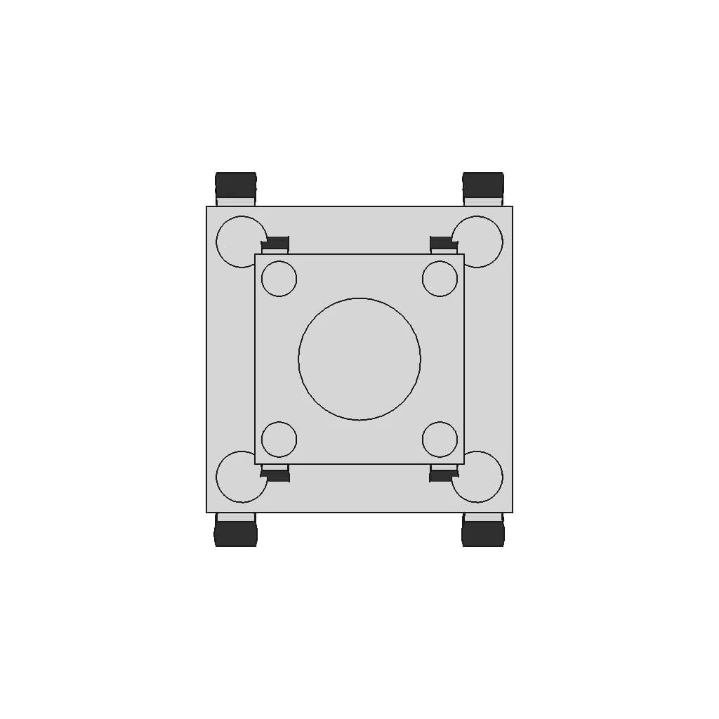 Push Button 4Pin 6X6X5Mm | 3D Engineering Design File_0_0_degree_snapshot