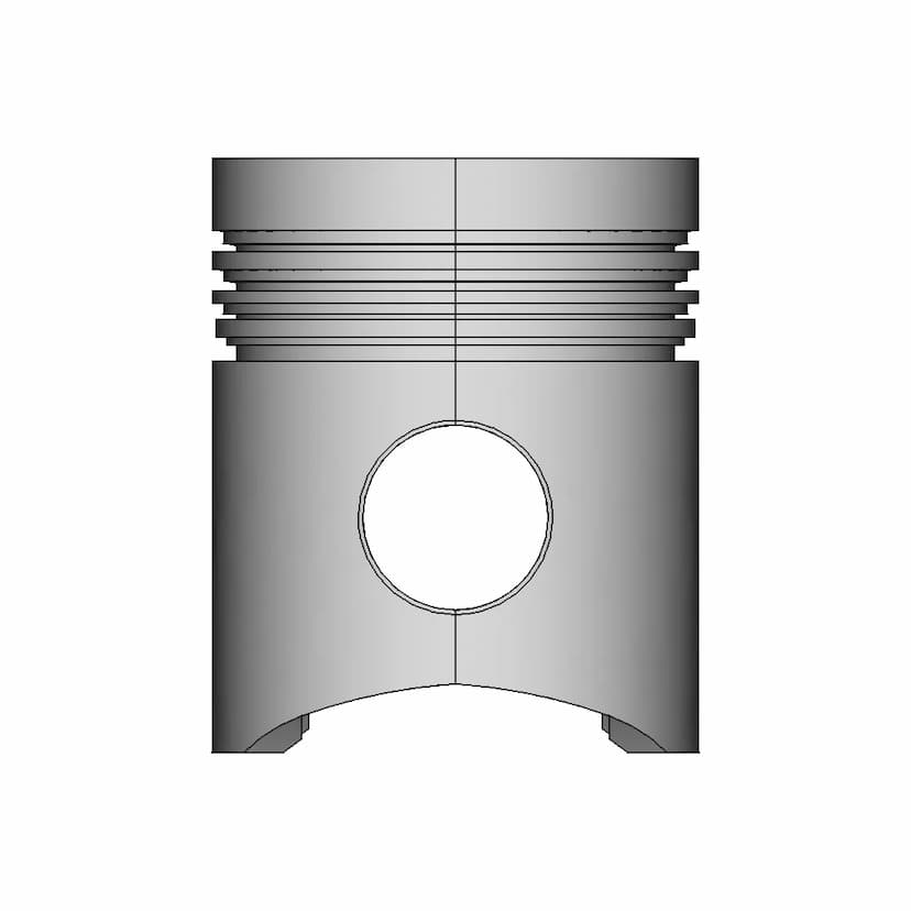 Diesel Piston - Standard Mechanical Component