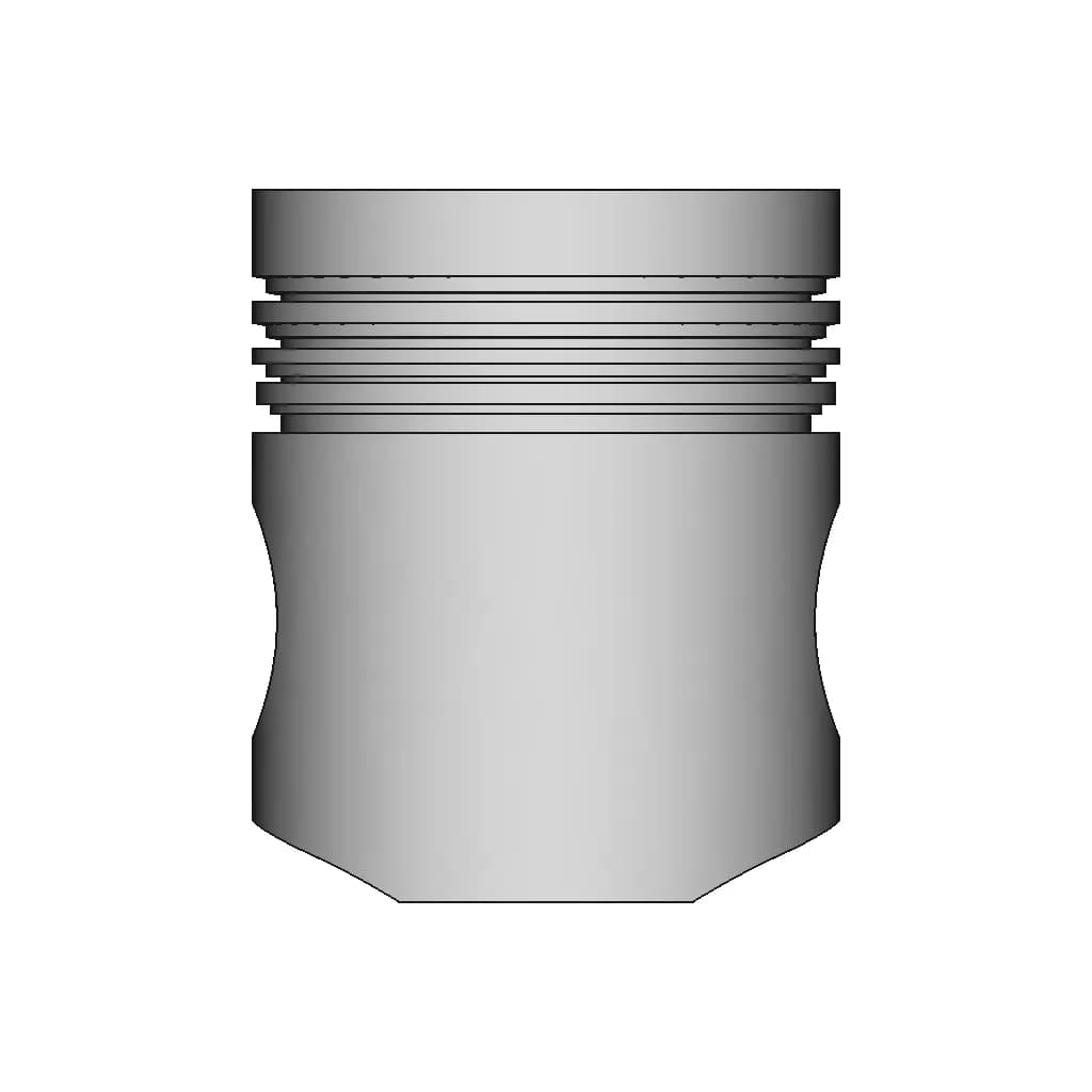 Diesel Piston - Standard Mechanical Component_0_90_degree_snapshot