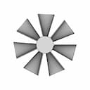 Exhaustfan/ Impeller/ Blades | High-Quality CAD Model_270_0_degree_snapshot