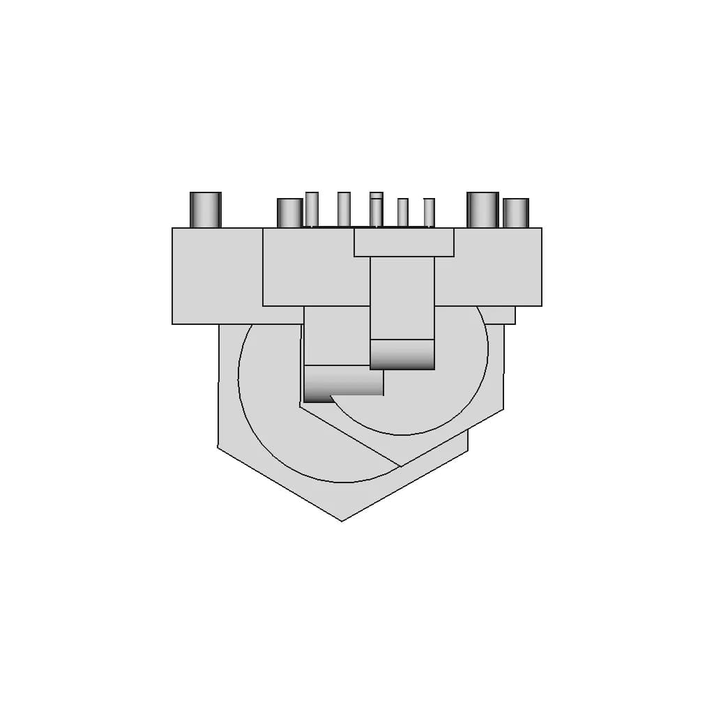 Micro-C Nmea 2000 Seatalk Nmea 2K Connector Pcb Rough | High-Quality CAD Model_270_0_degree_snapshot