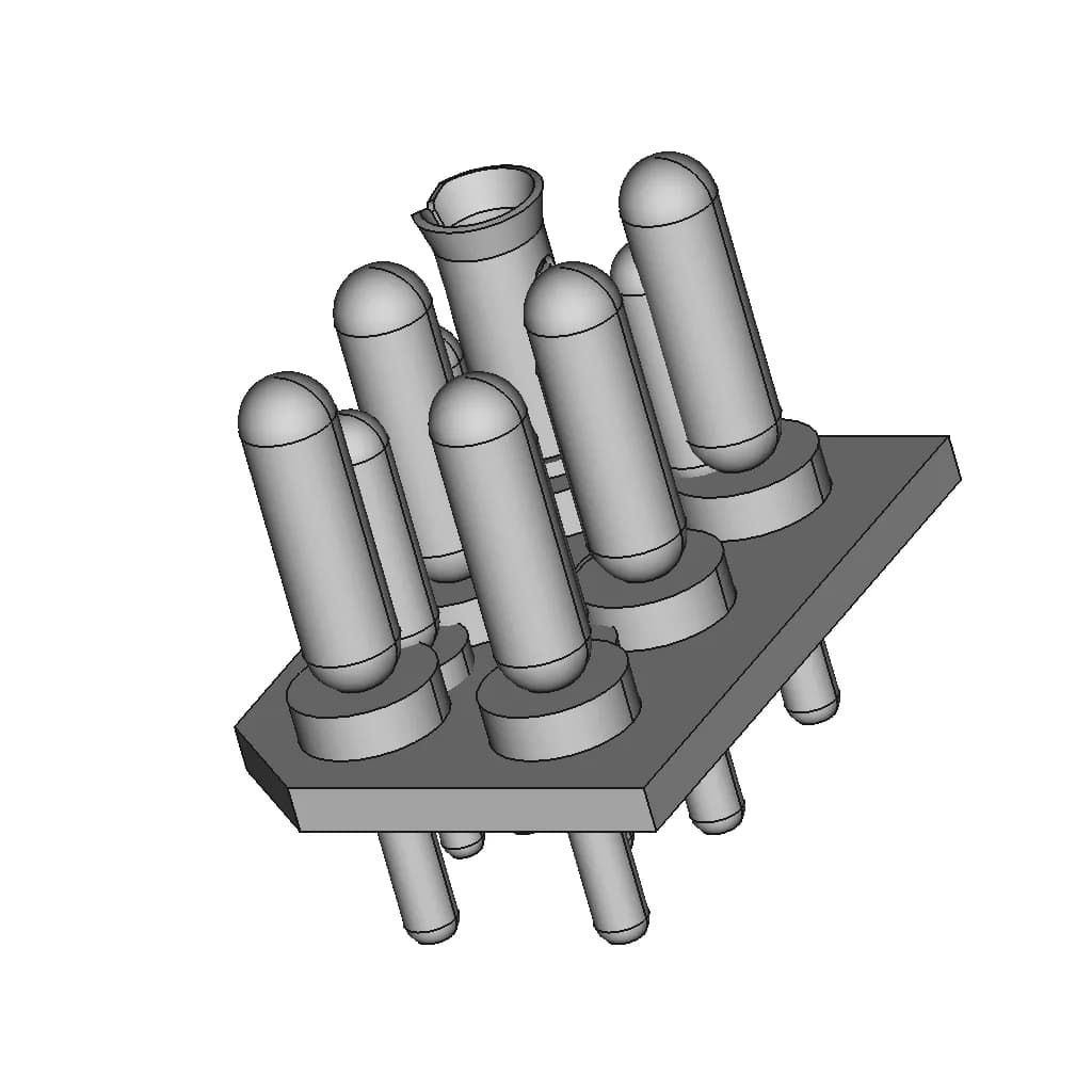 Molex 09-18-5960 - Downloadable CAD Representation_60_30_degree_snapshot