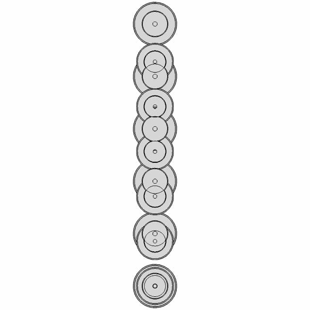 Knobs1-25Inch6X | High-Quality CAD Model