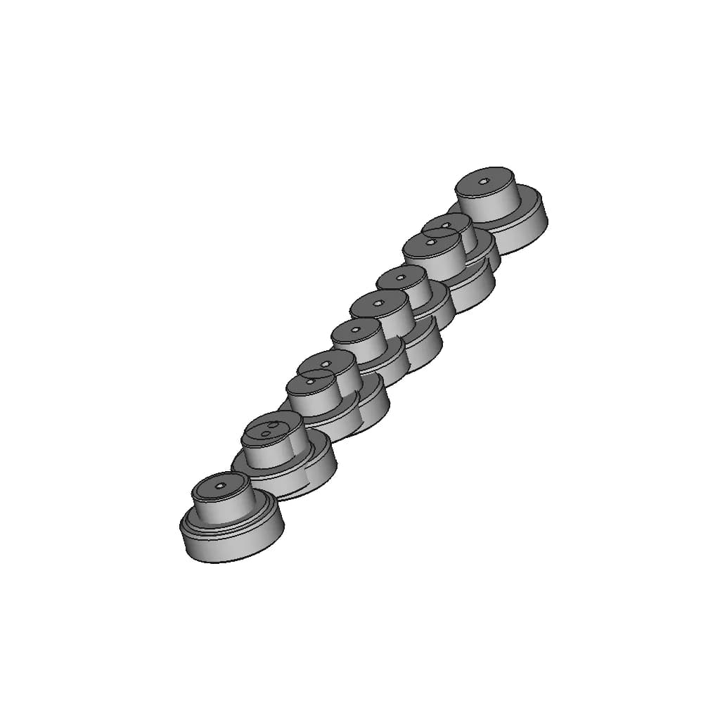 Knobs1-25Inch6X | High-Quality CAD Model_60_30_degree_snapshot