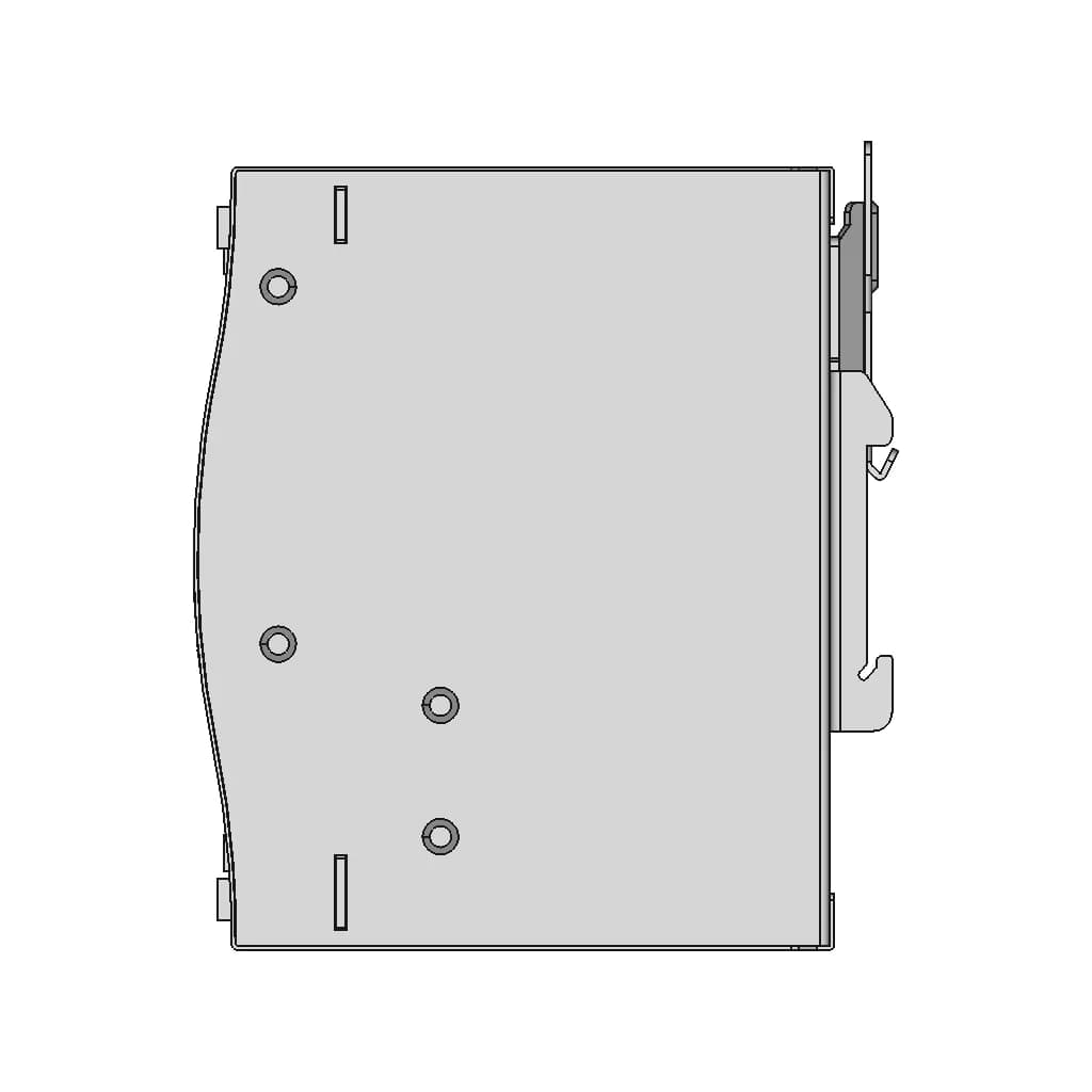 Mean Well Ddr-120 | 3D Engineering Design File_270_0_degree_snapshot