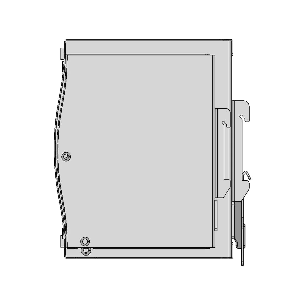 Mean Well Ddr-120 | 3D Engineering Design File_90_0_degree_snapshot