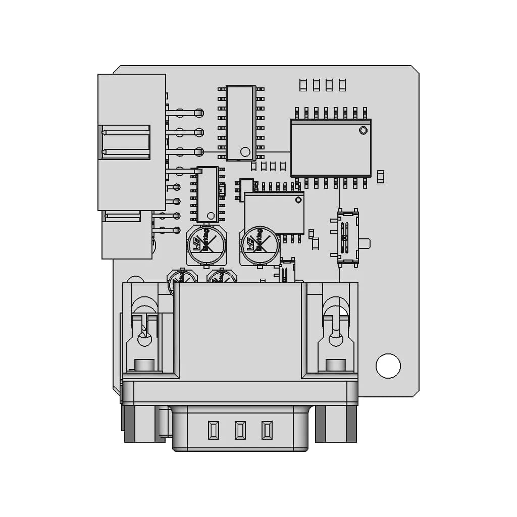 Printed Circuit Board Assembly | High-Quality CAD Model_0_0_degree_snapshot