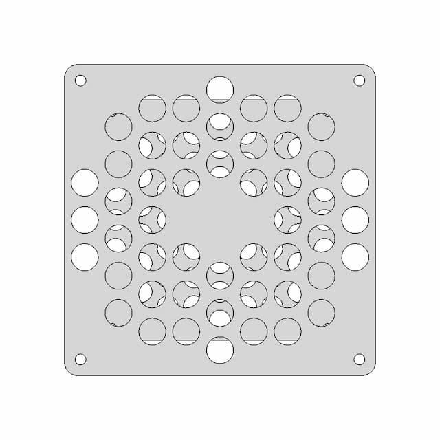 Grid For Fan 92X92 - Downloadable CAD Representation