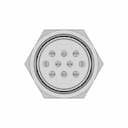 Gx20 Aviation Connectors With 2, 3, 4, 5, 6, 7, 8, 9, 10, 12, 14. And 15 Pins. | 3D Engineering Design File_0_90_degree_snapshot