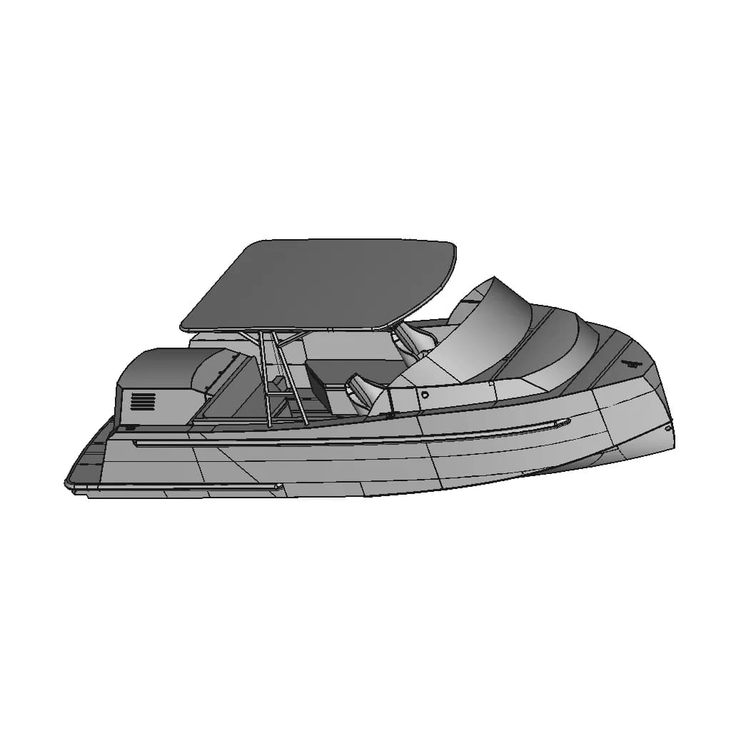 A750Ht Aluminium Boat - Downloadable CAD Representation_60_30_degree_snapshot