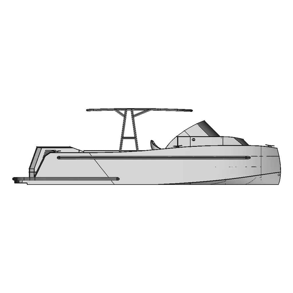 A750Ht Aluminium Boat - Downloadable CAD Representation_90_0_degree_snapshot