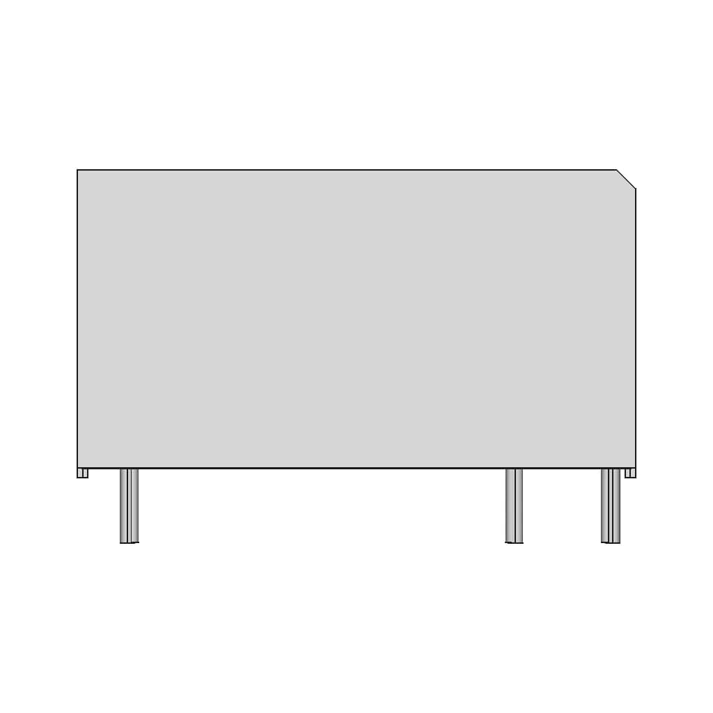 Hf115F 2Forma 5.04Mm Relay - Standard Mechanical Component_0_0_degree_snapshot