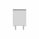 Hf115F 2Forma 5.04Mm Relay - Standard Mechanical Component_0_90_degree_snapshot