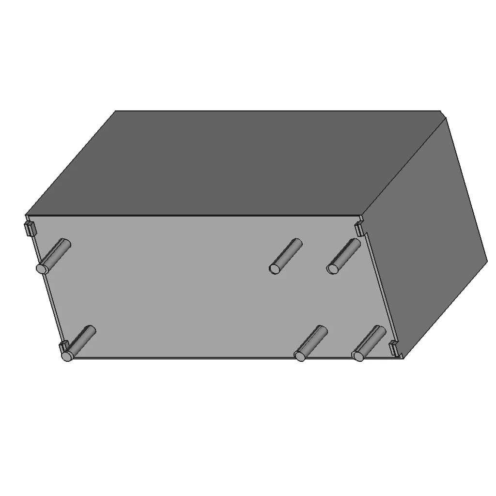 Hf115F 2Forma 5.04Mm Relay - Standard Mechanical Component_60_30_degree_snapshot