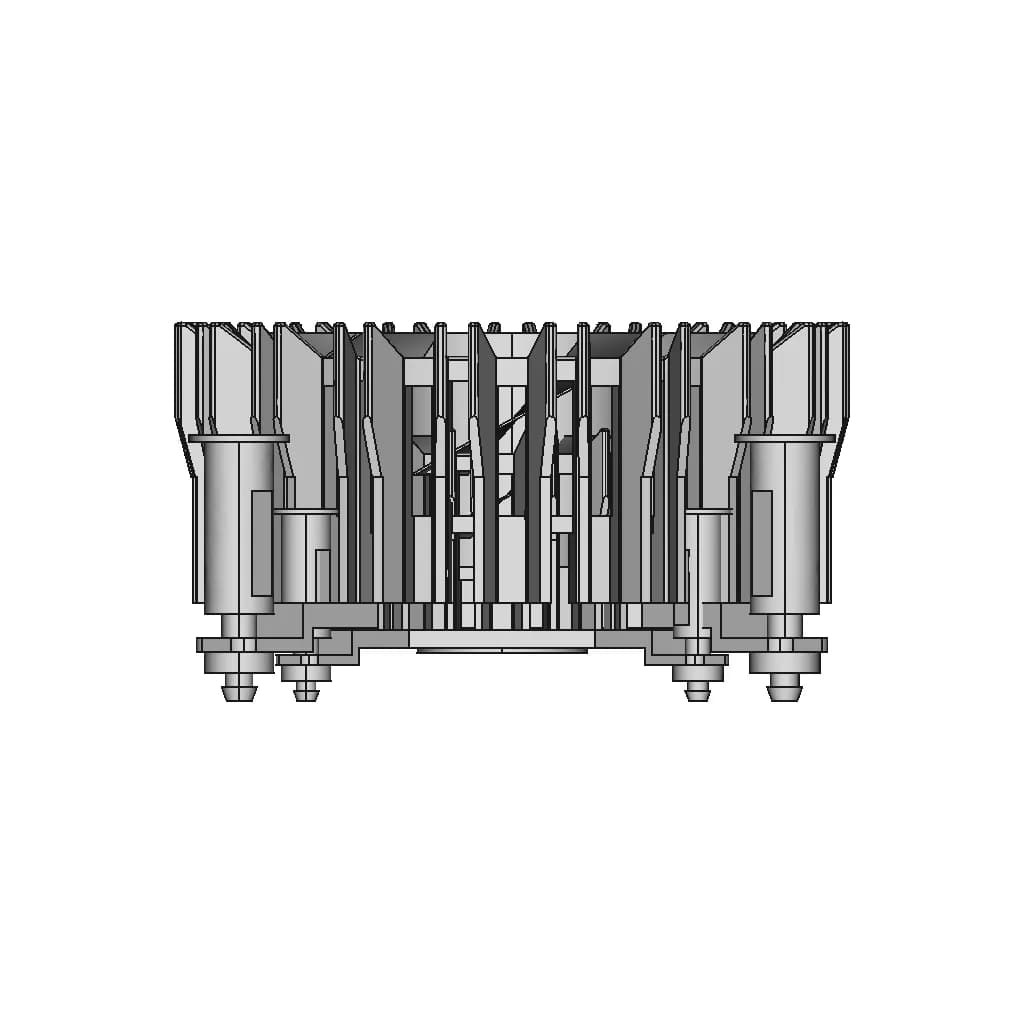 Intel M23901-001 Cpu Cooling Fan - Downloadable CAD Representation_0_0_degree_snapshot