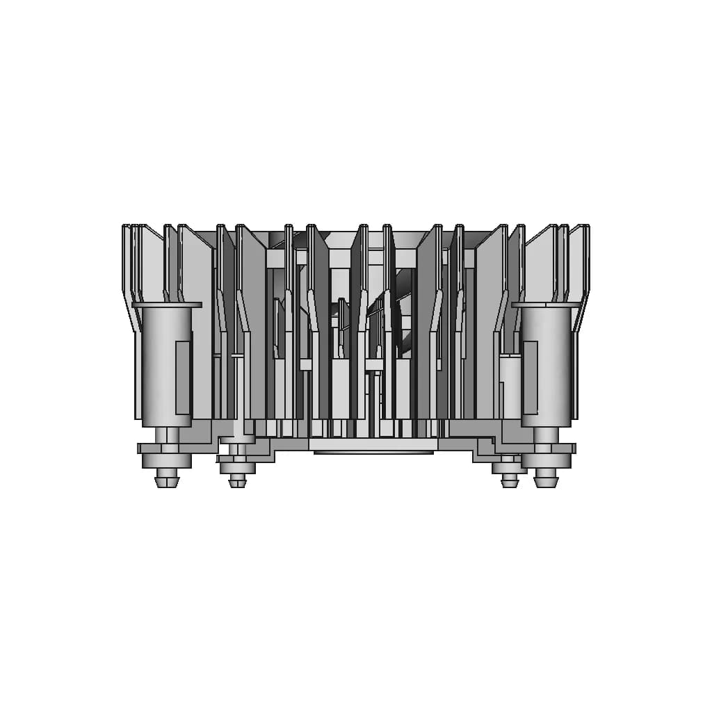Intel M23901-001 Cpu Cooling Fan - Downloadable CAD Representation_0_270_degree_snapshot