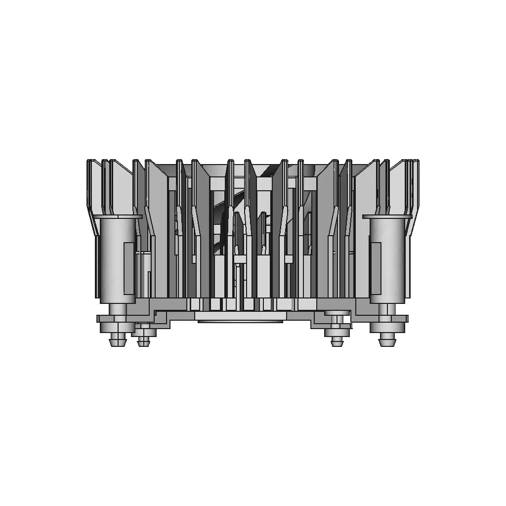 Intel M23901-001 Cpu Cooling Fan - Downloadable CAD Representation_0_90_degree_snapshot