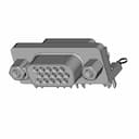 Dsub Hd 15 Pins Connectors - Standard Mechanical Component_60_30_degree_snapshot