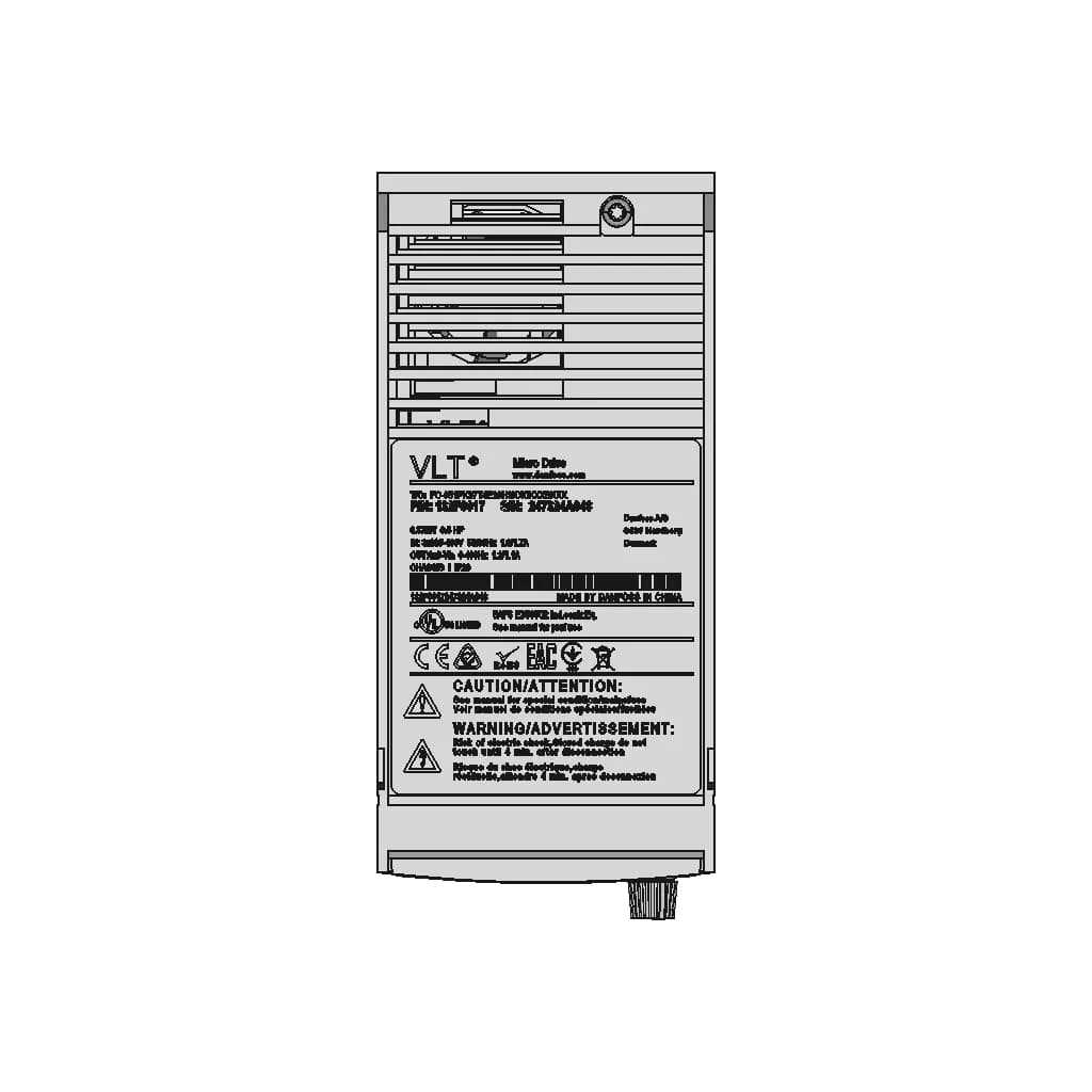 132F0017 - Fc-051Pk37T4E20H3Xxcxxxsxxx - Danfoss | 3D Engineering Design File_270_0_degree_snapshot