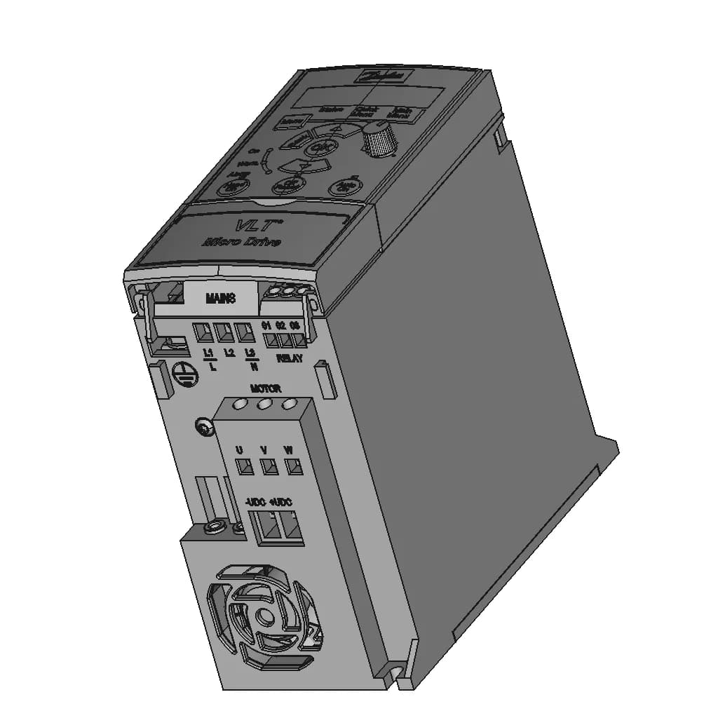 132F0017 - Fc-051Pk37T4E20H3Xxcxxxsxxx - Danfoss | 3D Engineering Design File_60_30_degree_snapshot