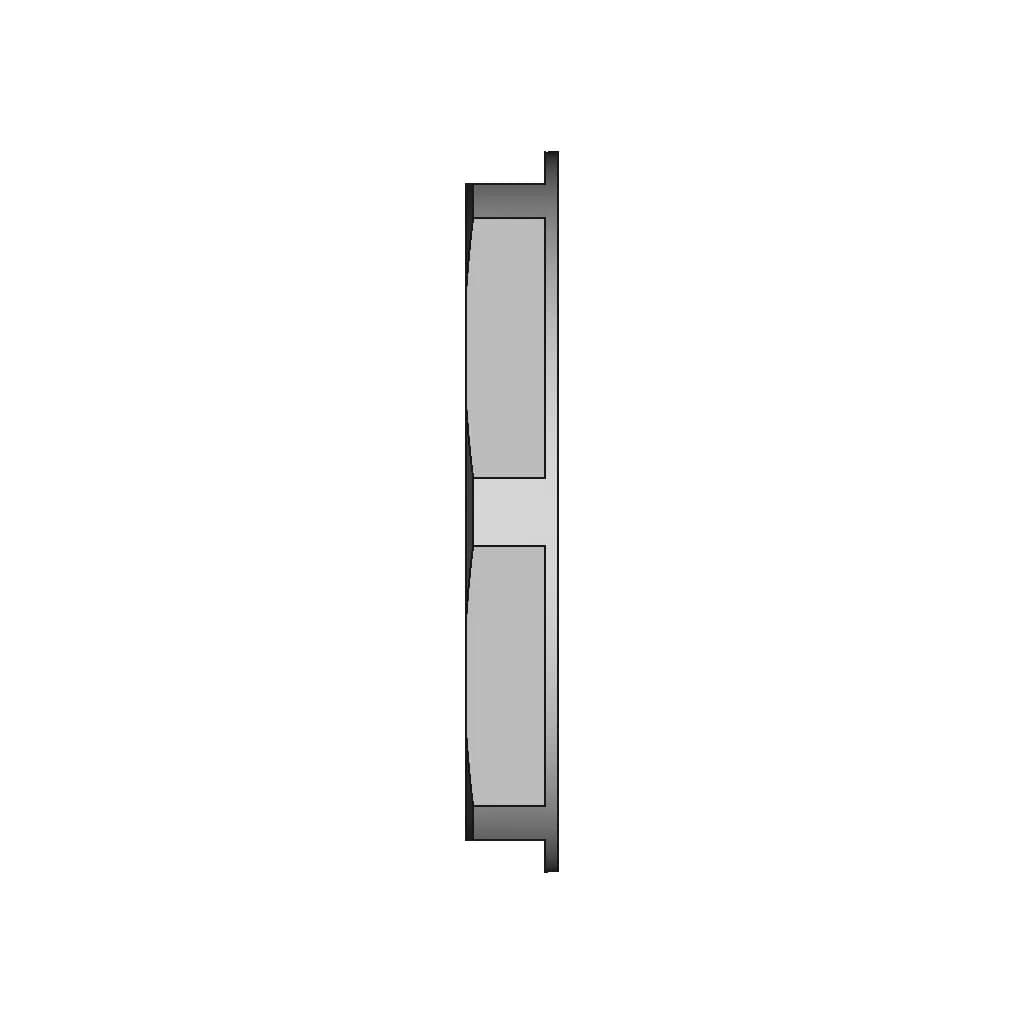 M40 X 1.5 Metric Lock Nut, Plastic - Standard Mechanical Component_0_90_degree_snapshot