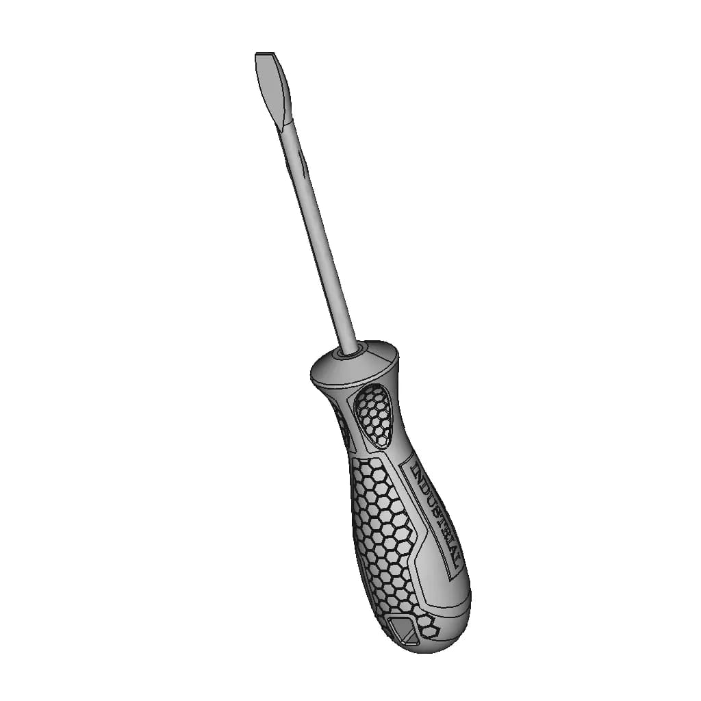 Destornillador Plana - Standard Mechanical Component_60_30_degree_snapshot