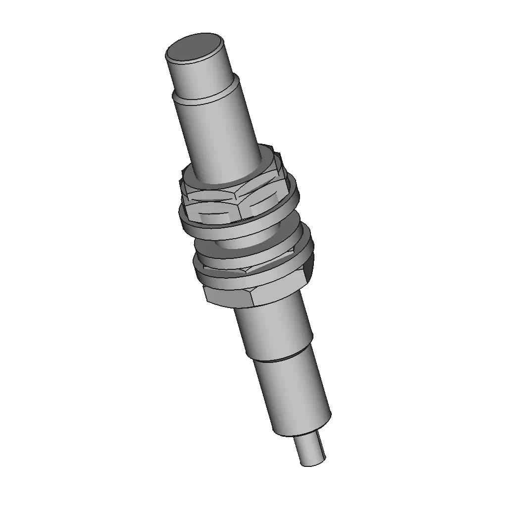 Inductive Proximity Switch M8X1 | High-Quality CAD Model_60_30_degree_snapshot
