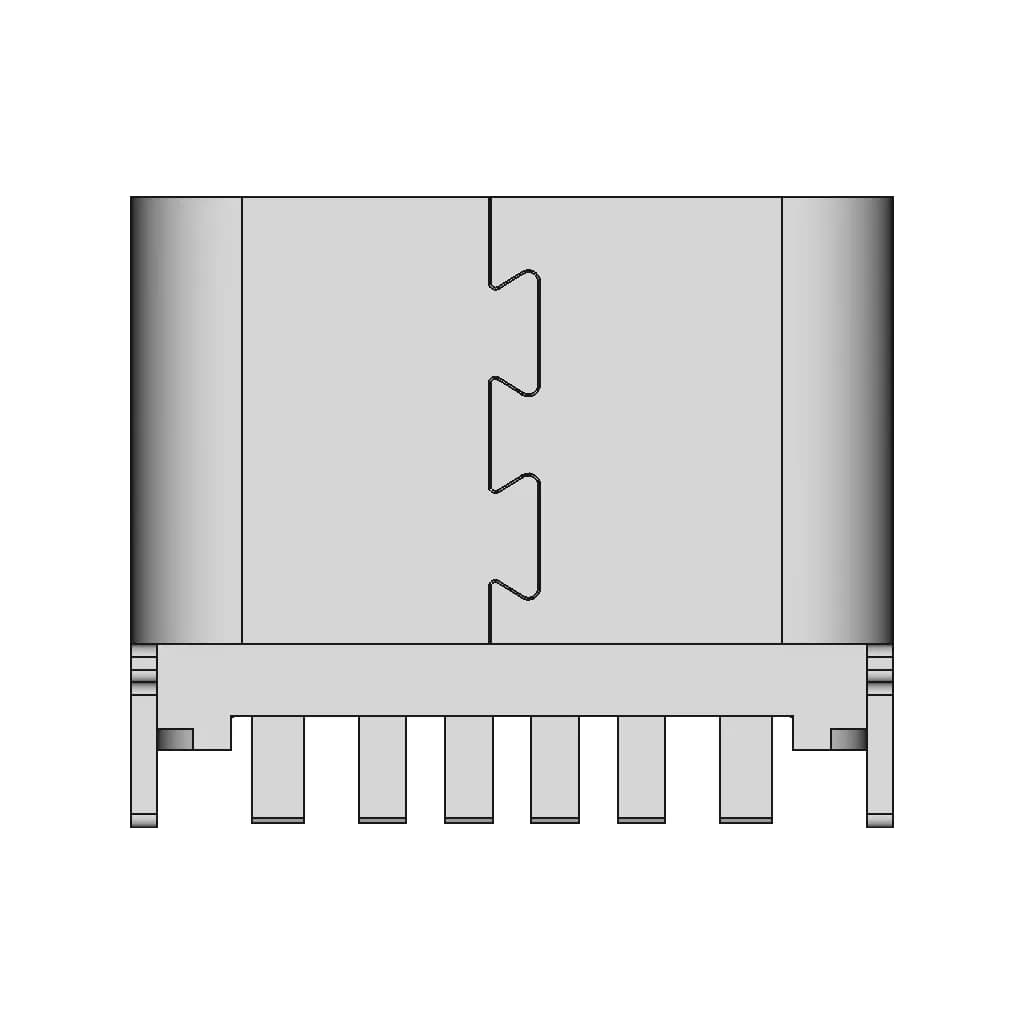 Usb C (Type-C-31-D-08A) - Standard Mechanical Component_270_0_degree_snapshot