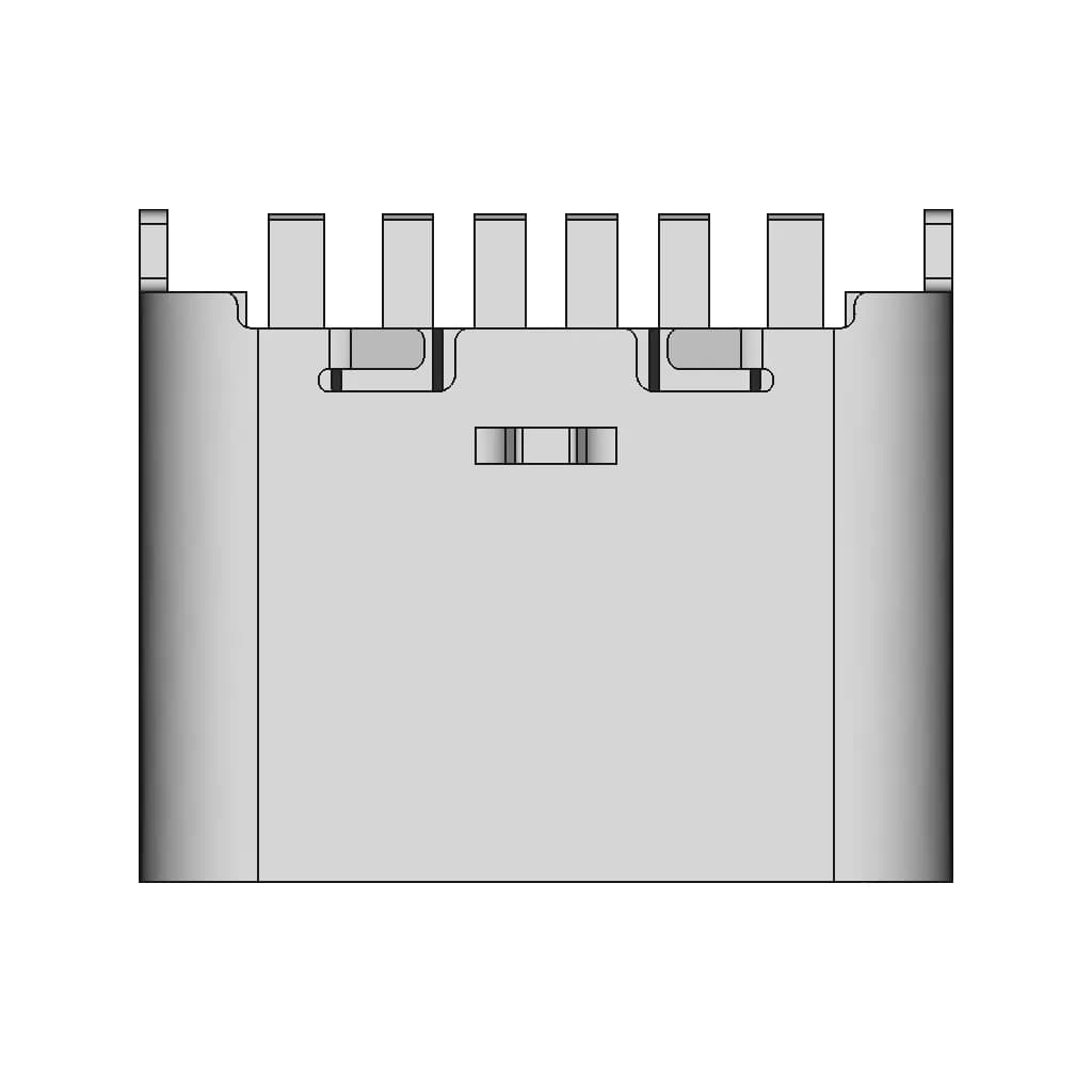 Usb C (Type-C-31-D-08A) - Standard Mechanical Component_90_0_degree_snapshot