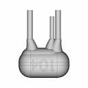 Capacitor_Pol_P100_D2.4L4.2 - Standard Mechanical Component_270_0_degree_snapshot