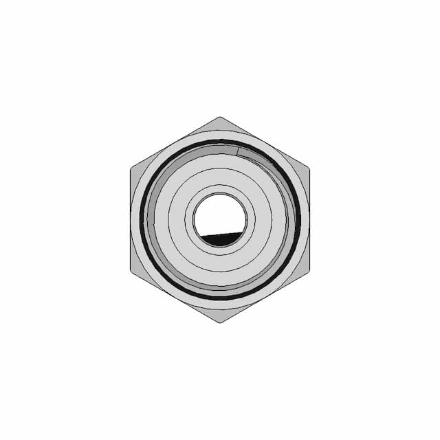 3/8" Ptc X 3/8" Mnpt Fitting | High-Quality CAD Model