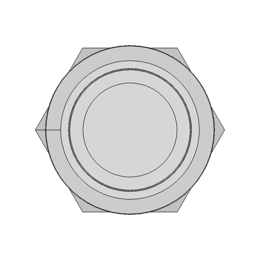 30Mm Push Button Switch With Led - Downloadable CAD Representation