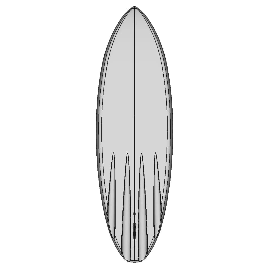 Bl'Ast! Surfboard | 3D Engineering Design File_0_0_degree_snapshot