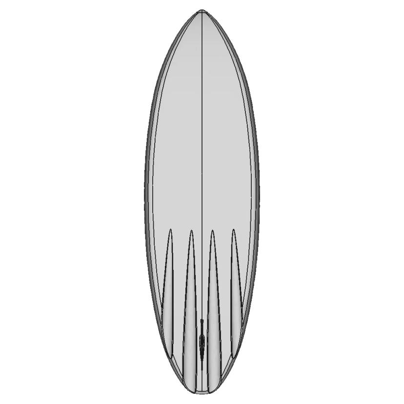 Bl'Ast! Surfboard | 3D Engineering Design File