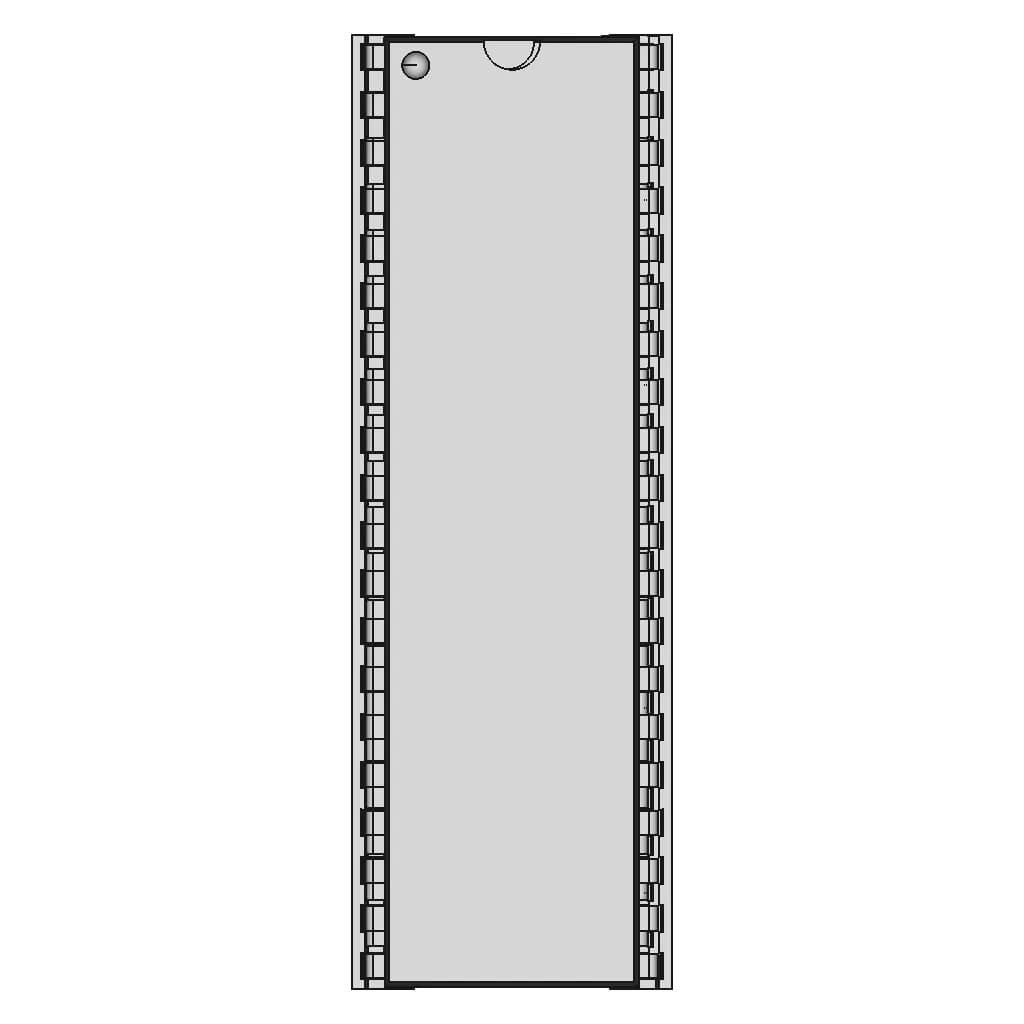 Dip40W Socket With Ic - Standard Mechanical Component_0_0_degree_snapshot