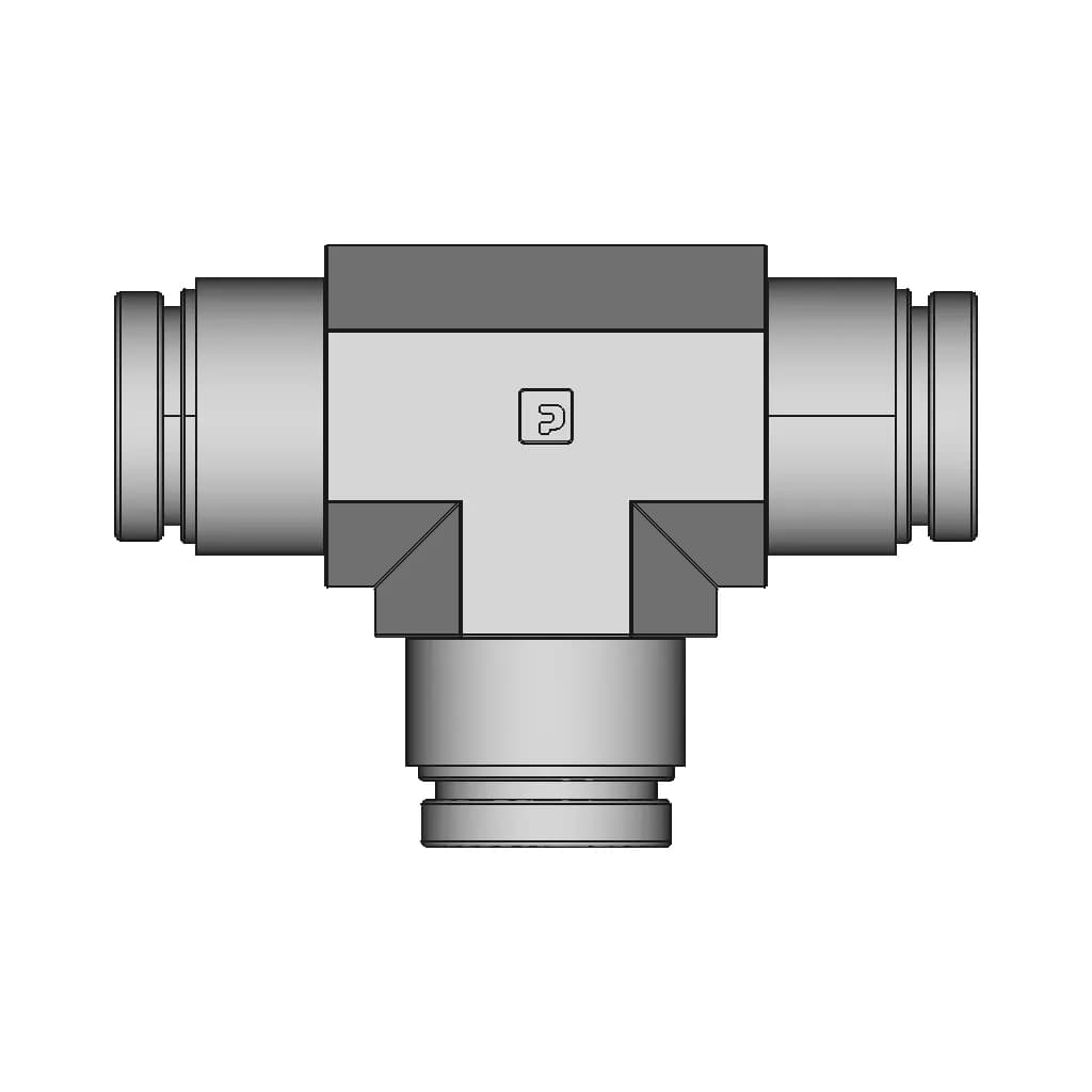 Union Tee 1/2" Ptc X 1/2" Ptc X 1/2 Ptc - Standard Mechanical Component_0_0_degree_snapshot