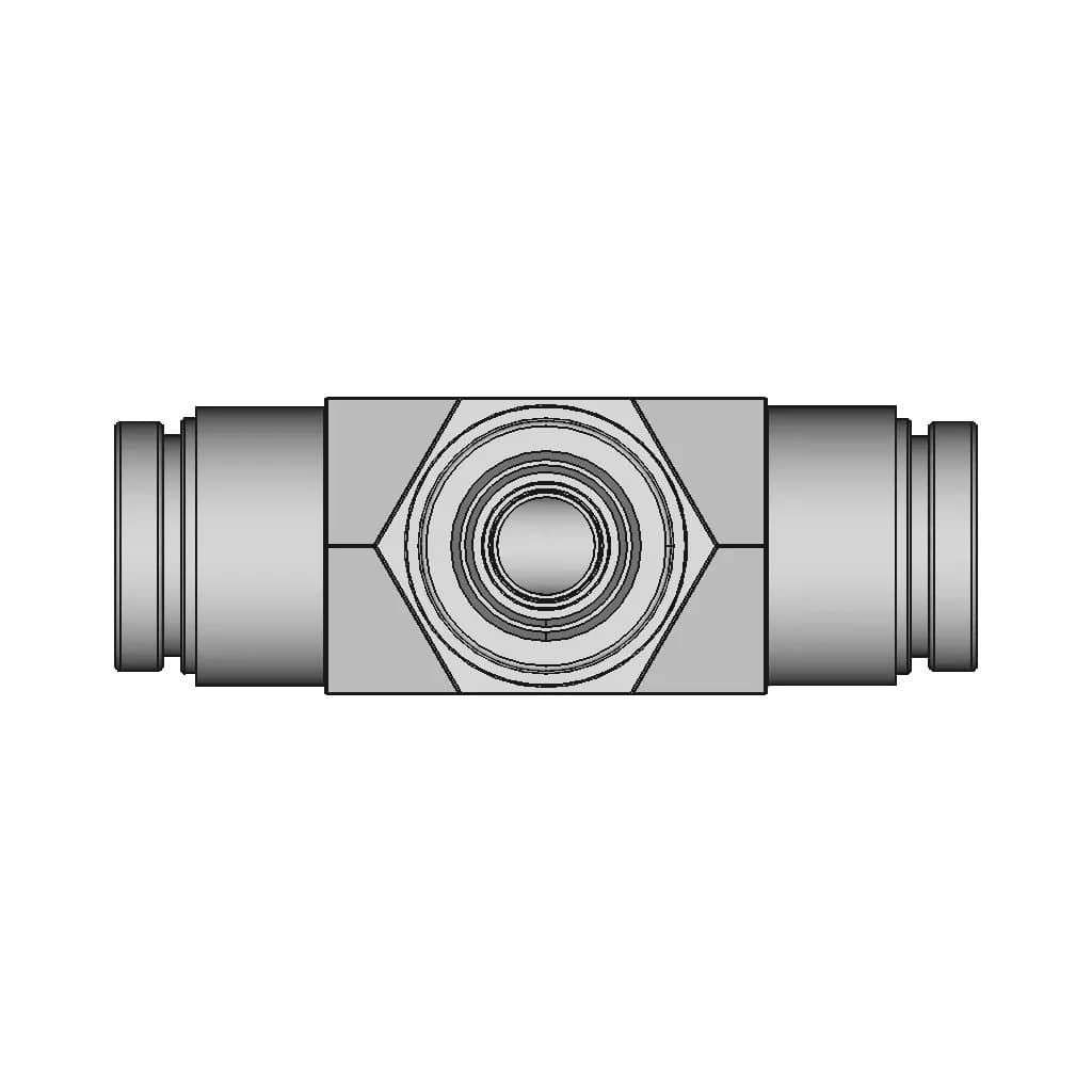 Union Tee 1/2" Ptc X 1/2" Ptc X 1/2 Ptc - Standard Mechanical Component_90_0_degree_snapshot