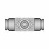 Union Tee 1/2" Ptc X 1/2" Ptc X 1/2 Ptc - Standard Mechanical Component_90_0_degree_snapshot