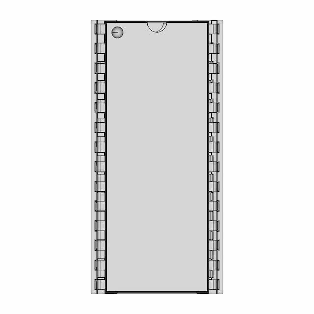 Dip28W Socket With Ic | 3D Engineering Design File