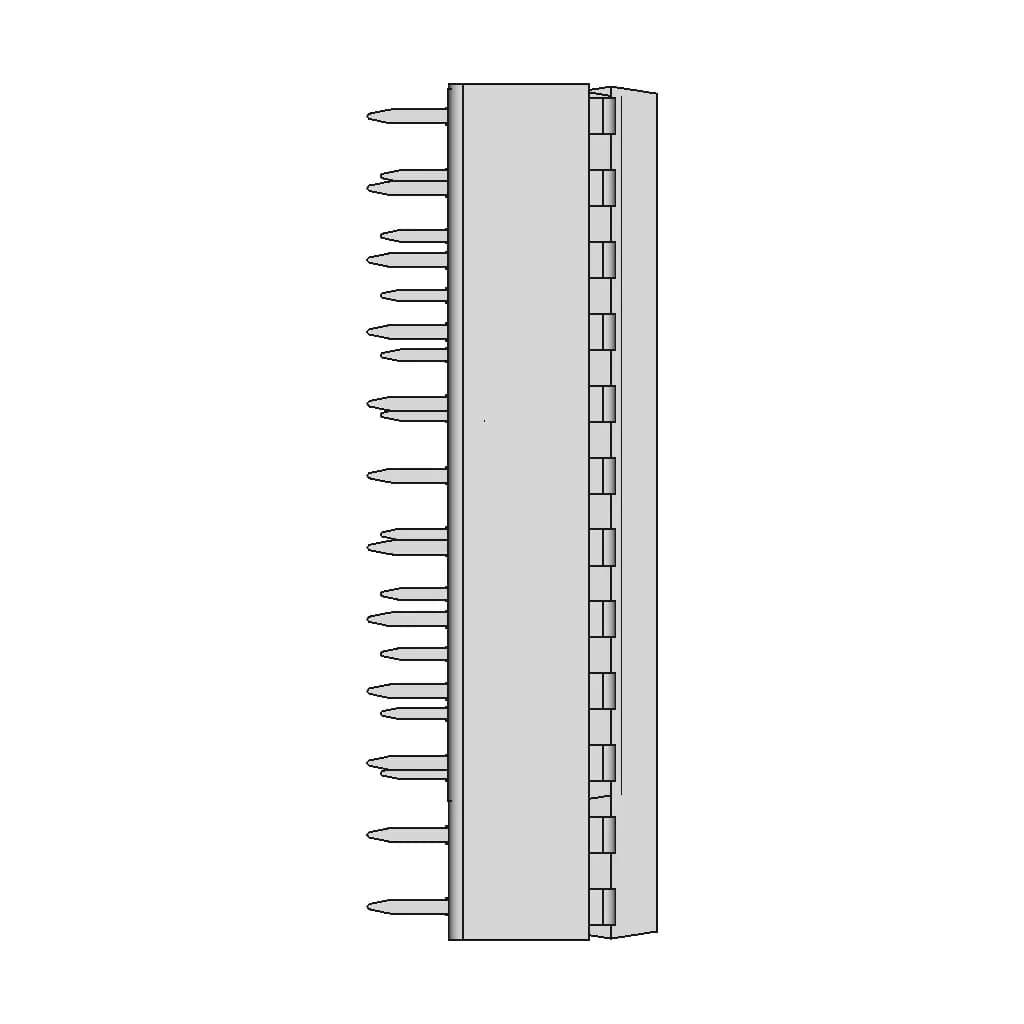 Dip24W Socket With Ic - Standard Mechanical Component_0_270_degree_snapshot