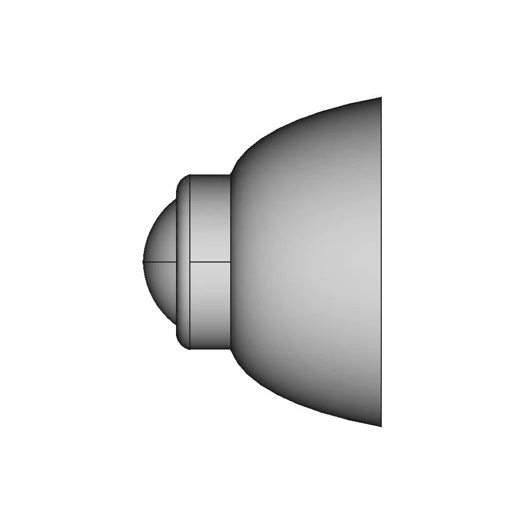 Ball Caster Wheel - Downloadable CAD Representation_0_90_degree_snapshot
