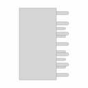 Female Header Pins - Downloadable CAD Representation_0_90_degree_snapshot