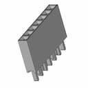 Female Header Pins - Downloadable CAD Representation_60_30_degree_snapshot