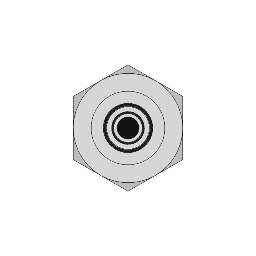 1/2" Fnpt Brass Hose Fitting 3/8" Barb - Standard Mechanical Component