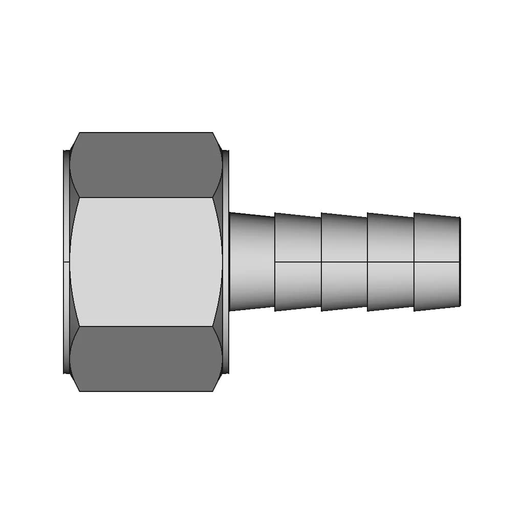 1/2" Fnpt Brass Hose Fitting 3/8" Barb - Standard Mechanical Component_0_270_degree_snapshot