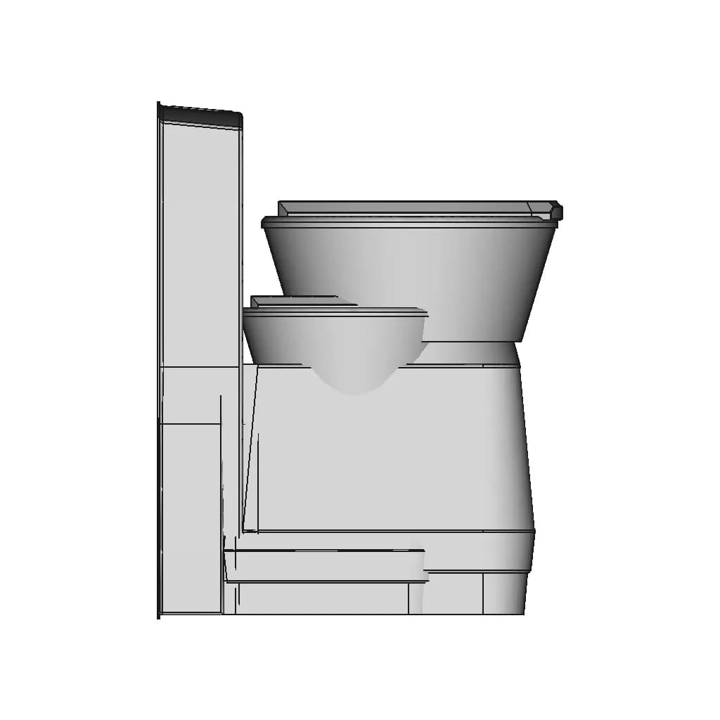 Thetford 12V Electric Cassette Toilet/Motorhome Toilet - Standard Mechanical Component_0_270_degree_snapshot