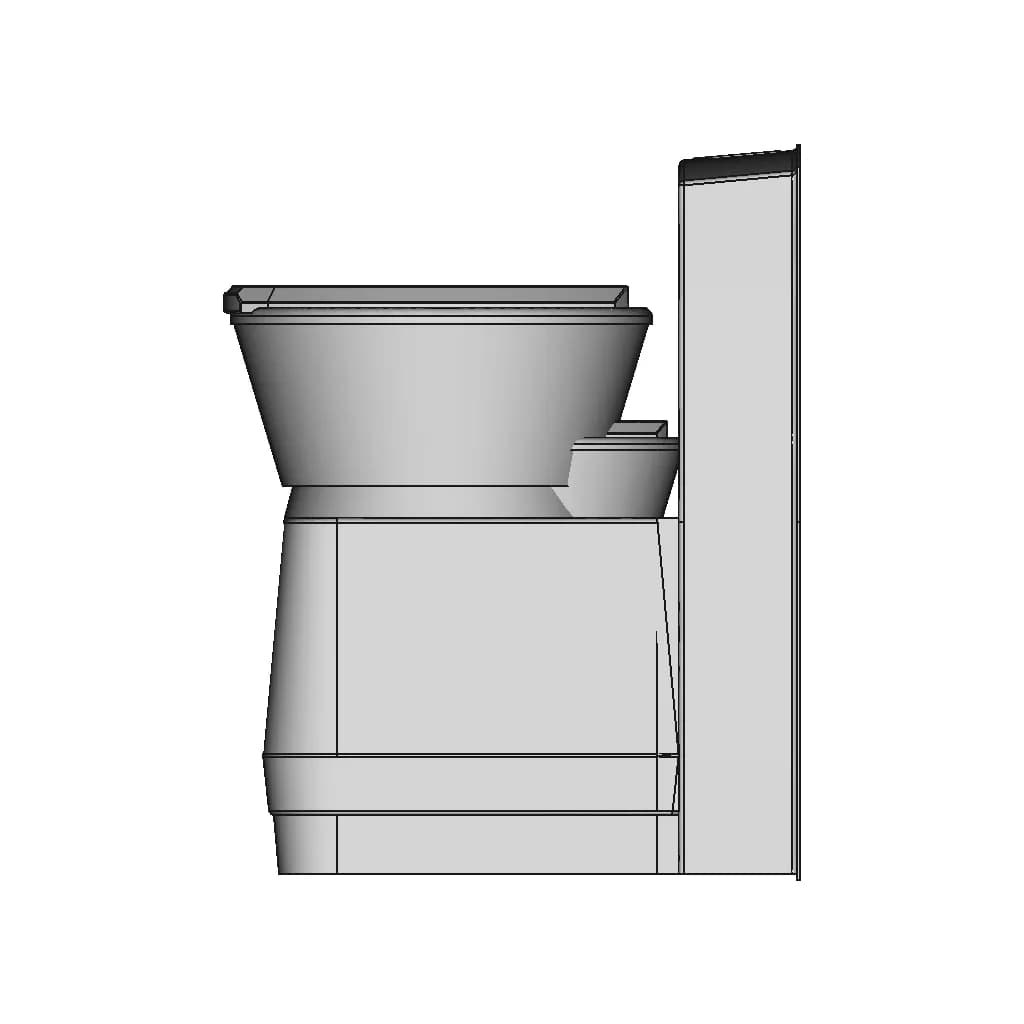 Thetford 12V Electric Cassette Toilet/Motorhome Toilet - Standard Mechanical Component_0_90_degree_snapshot