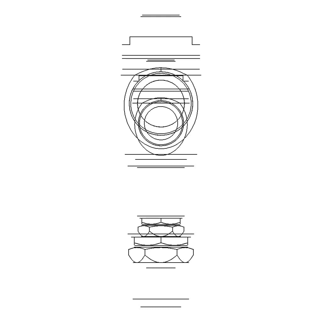 Safety Valve Tosaca Tsc1216 3/4'' Bspm - 1'' Bspf Aisi316 | High-Quality CAD Model_270_0_degree_snapshot