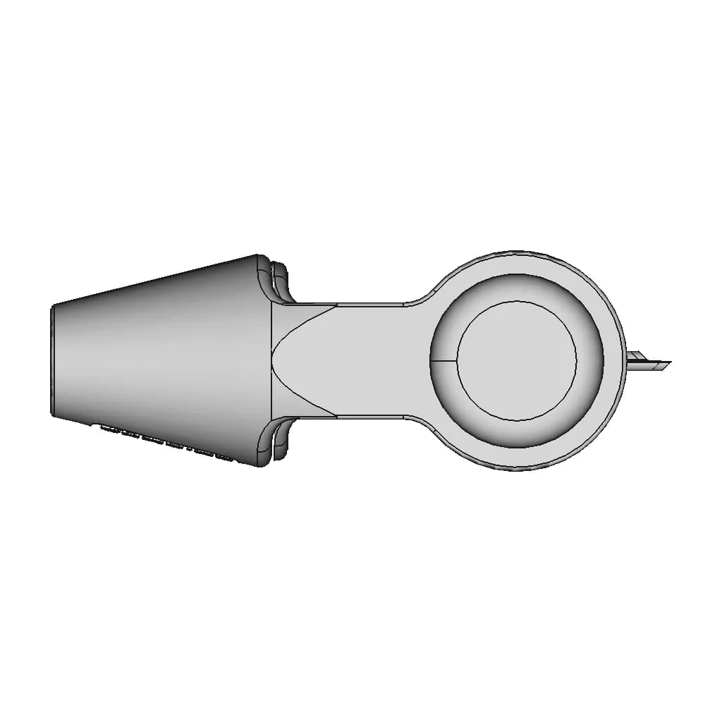 Spelter Socket 14-16Mm Wire Rope | High-Quality CAD Model_0_270_degree_snapshot